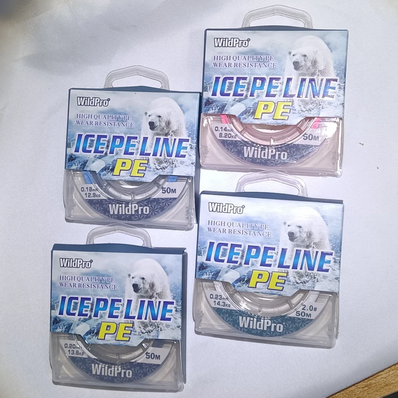 

50 м ледяная полиэтиленовая леска для холодной погоды, супер прочная тонкая проволока, диаметр плетеной мультифиламентной лески для зимней рыбалки