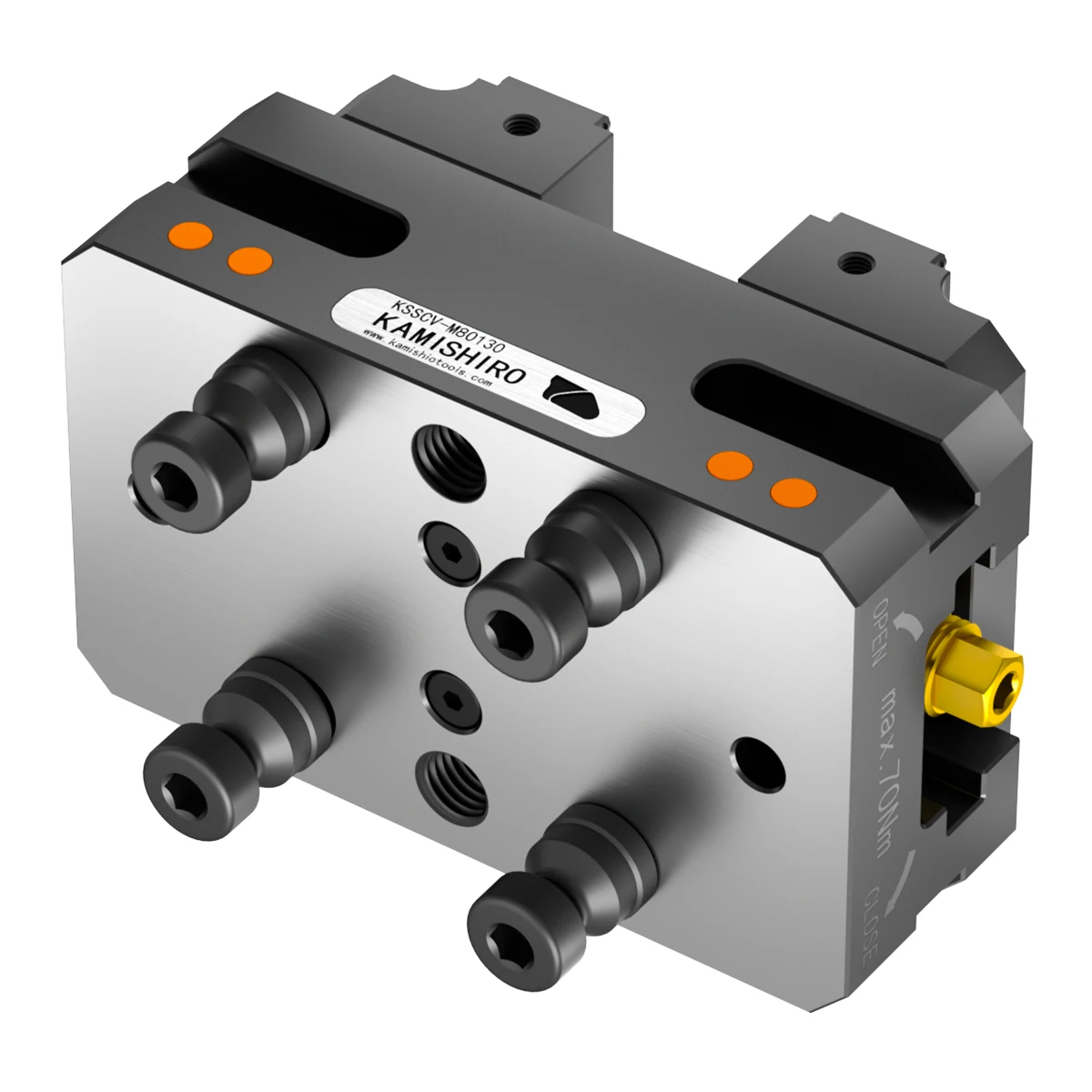 Hot Selling Self-centering Vise for Cnc Milling Machine VMC Lang 5 Axis Vise Width 80mm Self Centering Vice Makro Grip