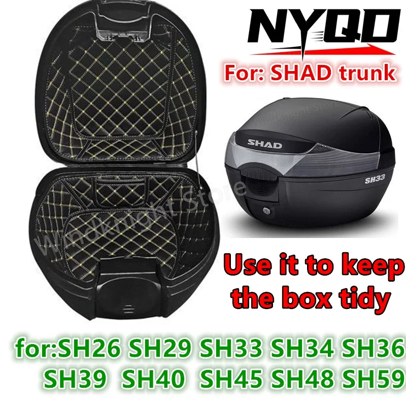 For SHAD trunk liner SH26 SH29 SH33 SH34 SH36 SH39 SH40 SH45 SH48 SH59 up and below Motorcycle accessories trunk lining