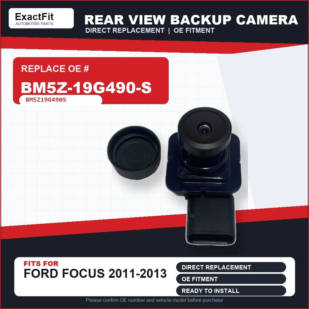 

BM5Z-19G490-S BM5Z19G490S Rear View Backup Camera fits for Ford Focus 2011 2012 2013