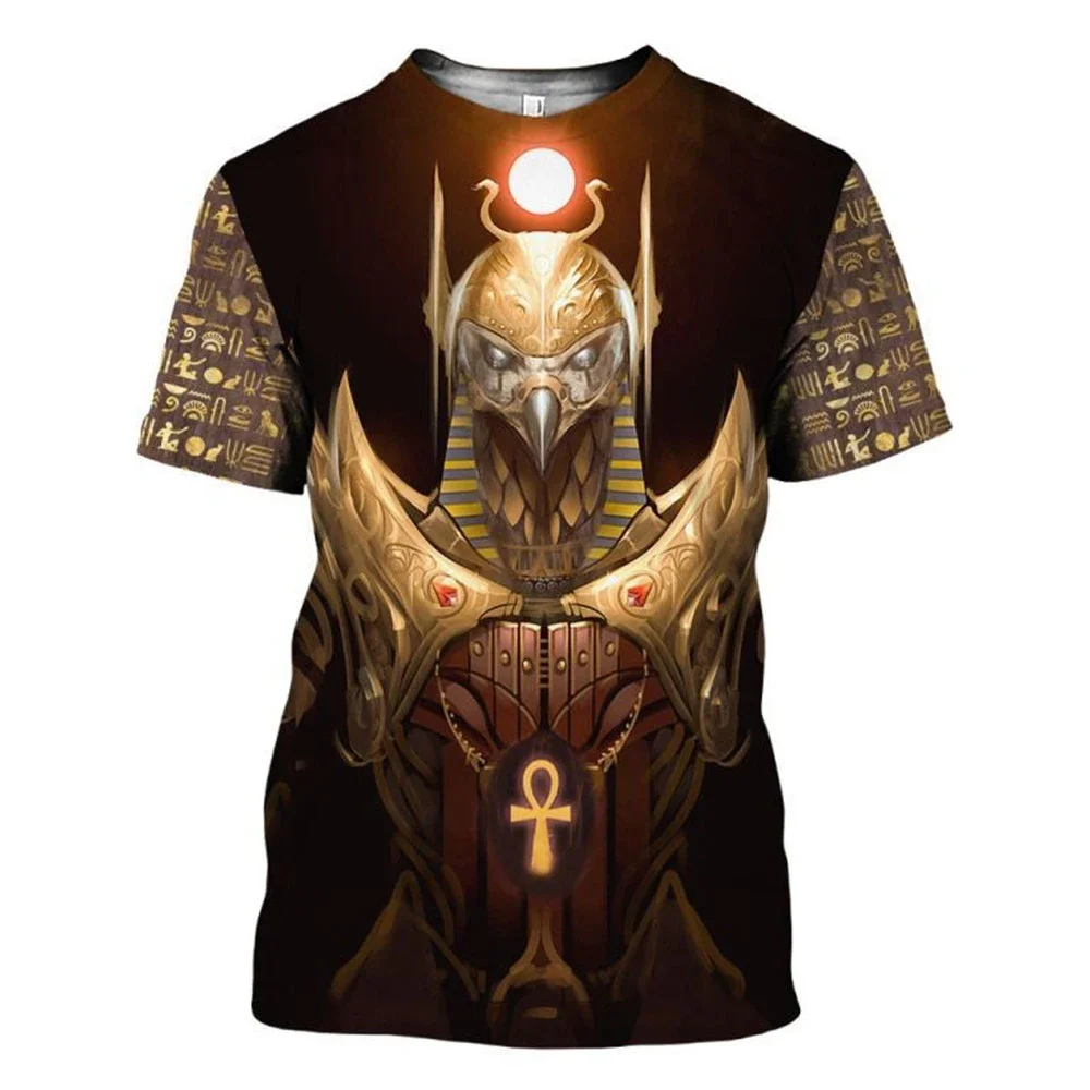 

Ancient Egyptian Goddess Pharaoh Goddess 3D Printing Short Sleeve T-Shirt Men's Women's Unisex Fashion Men's Tops