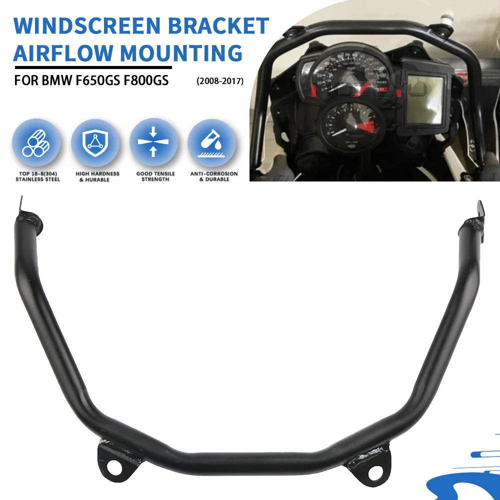 

Мотоцикл для BMW F 650 800GS F650GS F800GS 2008-2015 2016 2017, кронштейн для лобового стекла, кронштейн для лобового стекла, монтажный комплект воздушного потока