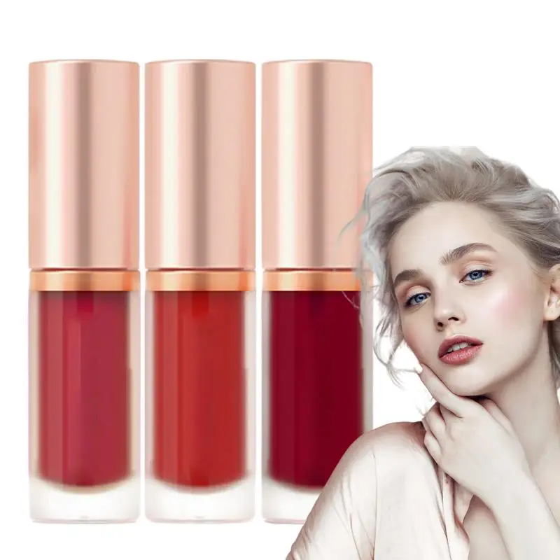 Matte Lipgloss Fluweel Vochtinbrengende, Langdurige Vloeibare Lippenstift, Niet-Plakkerige Lipcosmetica Met Hoge Pigmentkleurige Make-Up