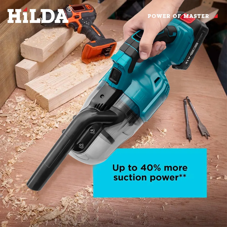 Cordless Electric Vacuum Cleaner 1000W Powerful Handheld Rechargeable Household Indoor Cleaning Tools for Makita 18V Battery