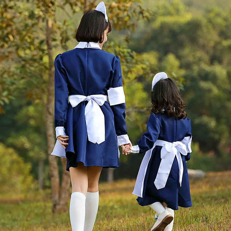 رائعتين ممرضة لعب الأدوار زي الهالوين الطفل الوالدين مطابقة orm ليتل خادمة تأثيري الزي الملابس النسائية