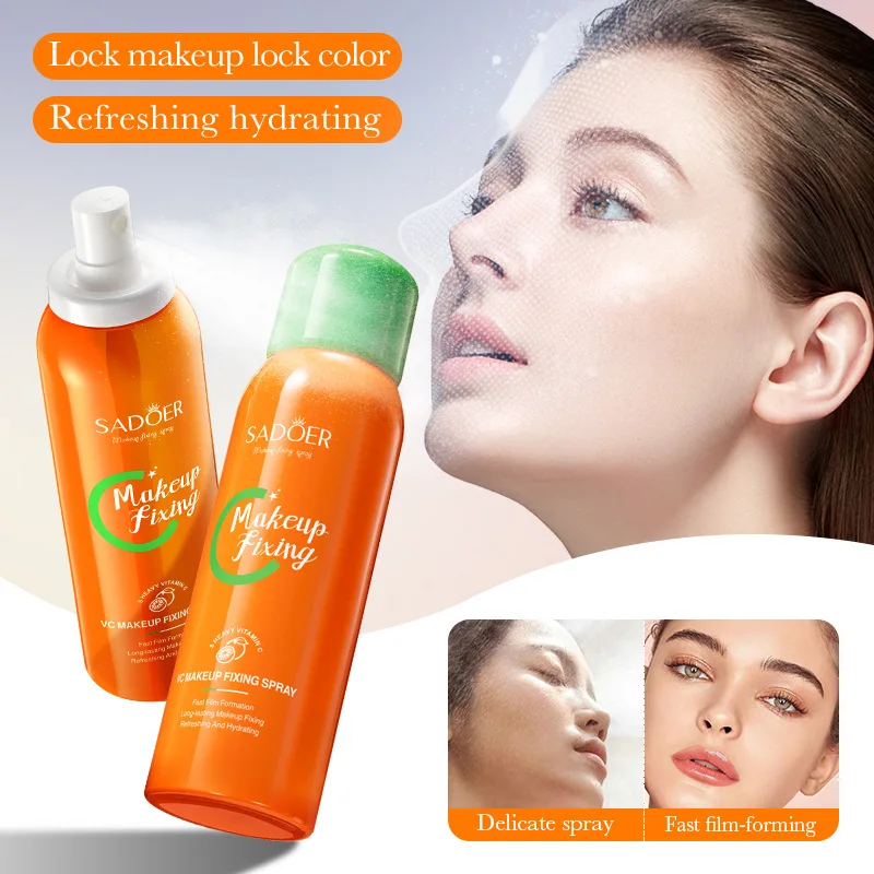 150ml Vitamin C Setting Spray, Light and Delicate Water Mist That Quickly Forms a Film to Lock in Your Makeup, Ensuring It Stays on for a Long Time and Creating a Translucent, Beautiful Complexion.