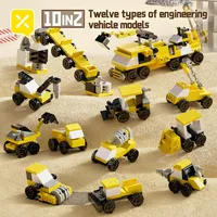 Engineering Vehicle Building Toy Construction Truck Series Building Blocks DIY Assembled Model STEM Educational Toys for Kids