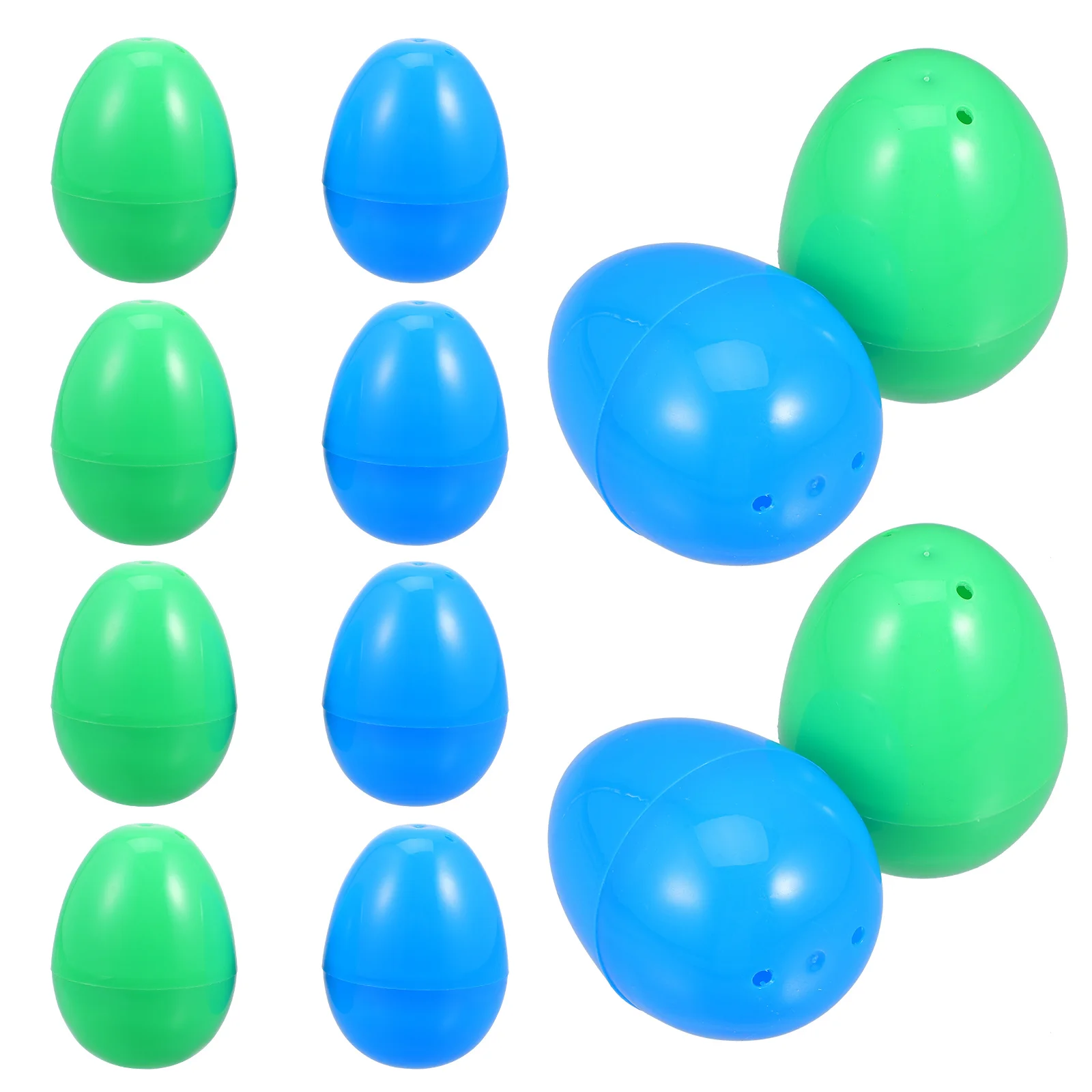 

12Pcs DIY Plastic Eggs Assorted Colors Thick Durable Easter Eggs Perfect for Egg Hunt Games Gifts Party Favors
