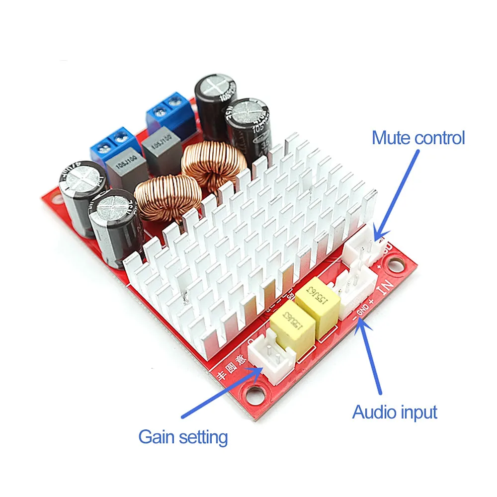 DC5-34V CS8683 Digital Power Amplifier Board Amplifier Board High Power Mono 130W Single Power Supply Module