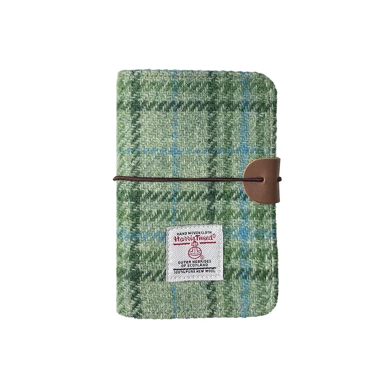 Retro Plaid Woolen Notebook M5 Loose Leaf Journal Girl Student Diary Notebook M5 다이어리