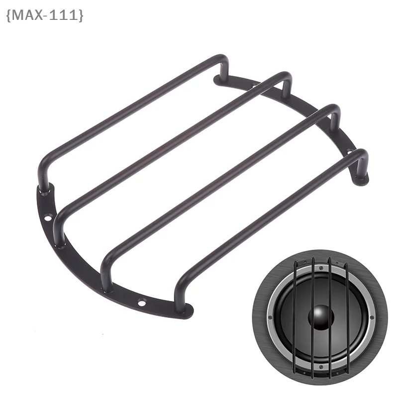 

【F2-MAX111】8inch Speaker Cover Car Metal Universal Subwoofer Grill Rounded Edges Trim ExquisiteAudio Modification Protective Bar