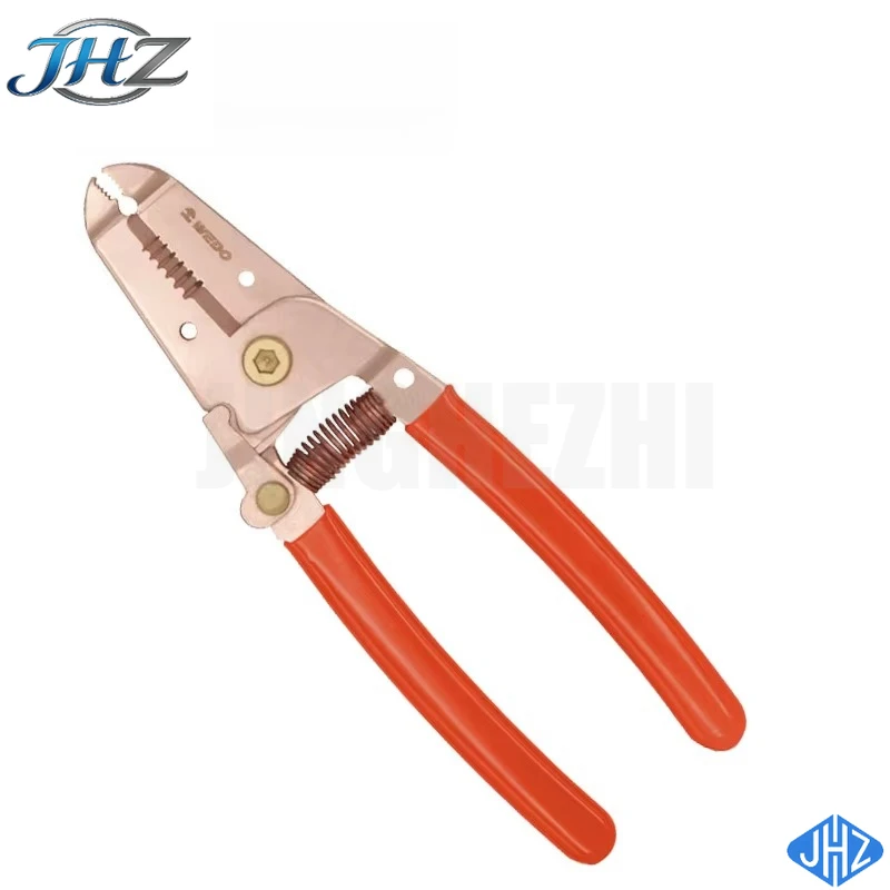 JHZ-2026NEWWEDO Professional Electric Wire Stripper Crimping Pliers Beryllium Copper Serrated Jaw Multi-Function Tool for Elect