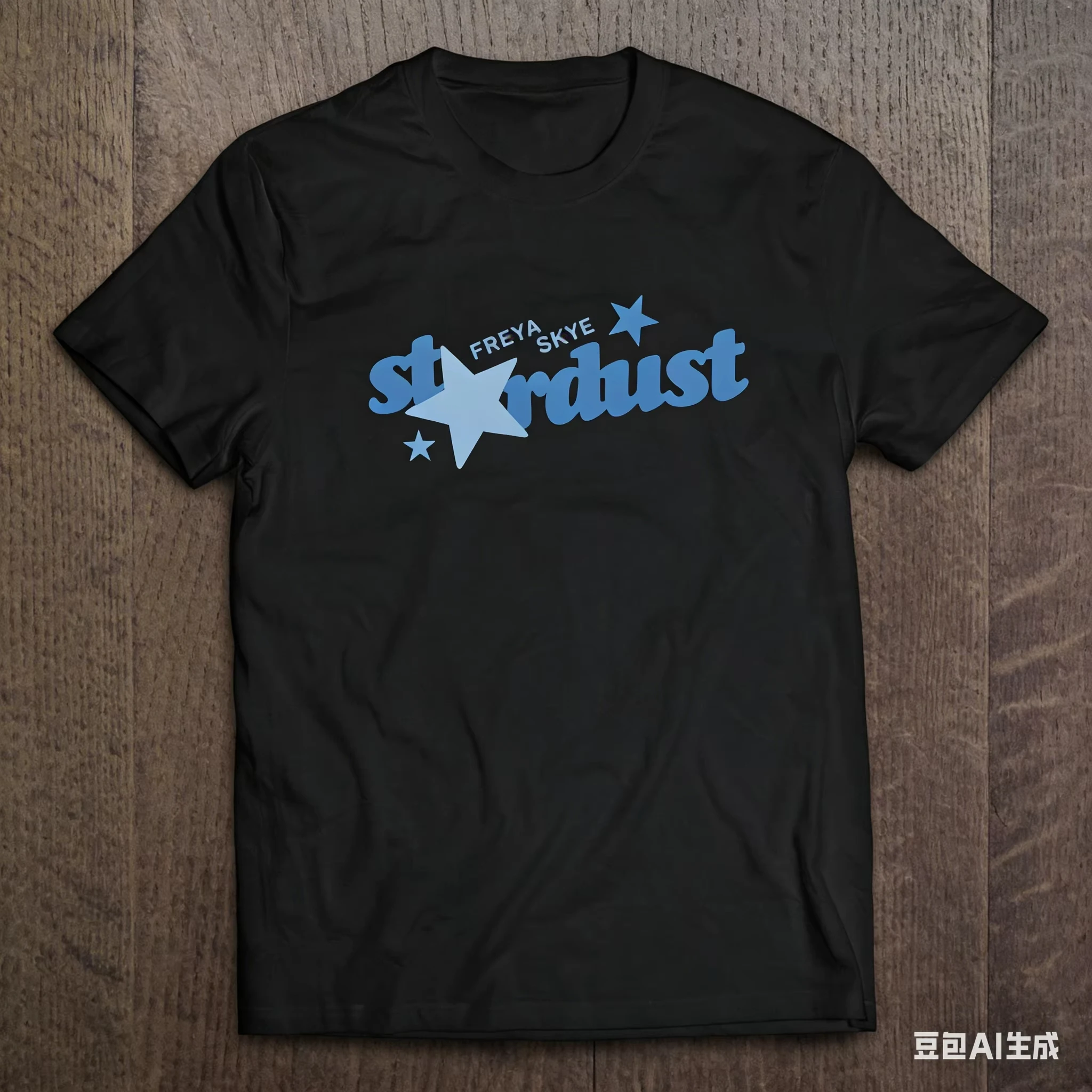 Freya Skye Stardust Graphic Printed T-Shirt Summer Pure Cotton Casual Fashion Short Sleeve Unisex Men Women Tops