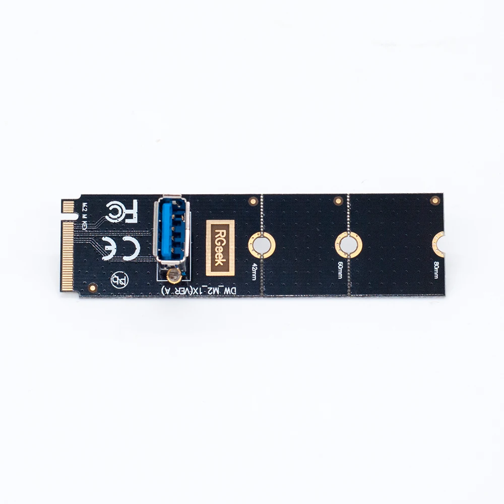 NGFF M.2 To PCI-E X16 Slot Transfer Card Mining Pcie Riser Card VGA Extension Cable