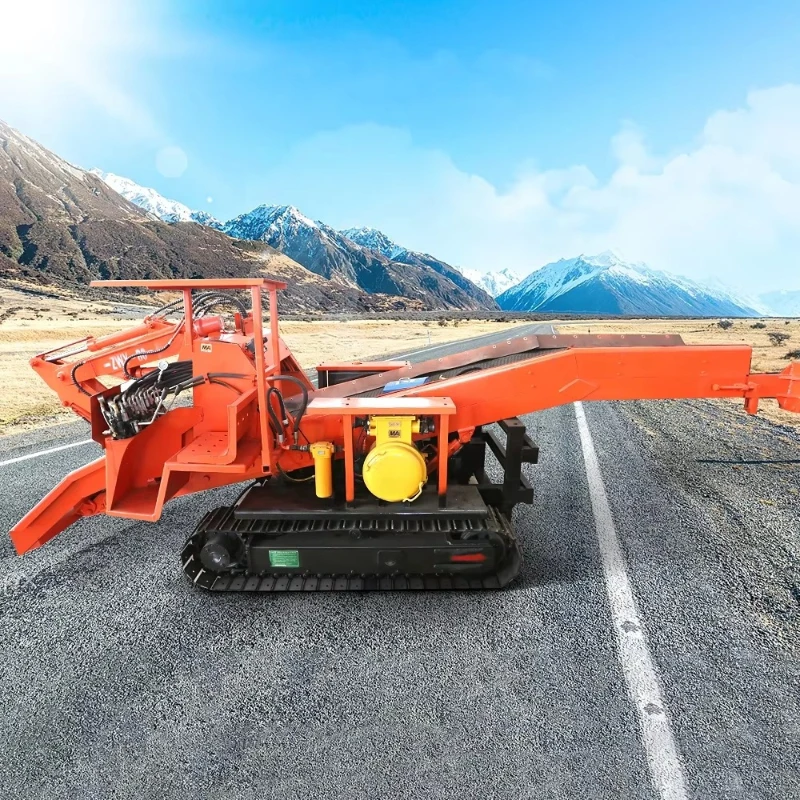 High Efficiency Tunnel Culvert Automatic Crawler Scraper Slag Raking Machine Mining Excavation Loader