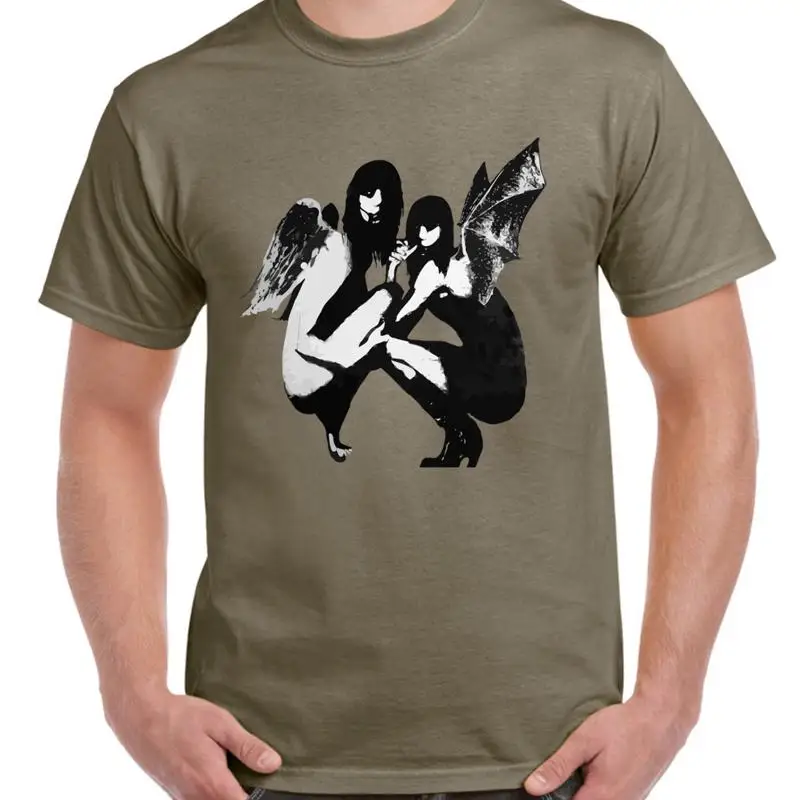 تي شيرت بانكسي سكران كروتشينج أنجلز للرجال