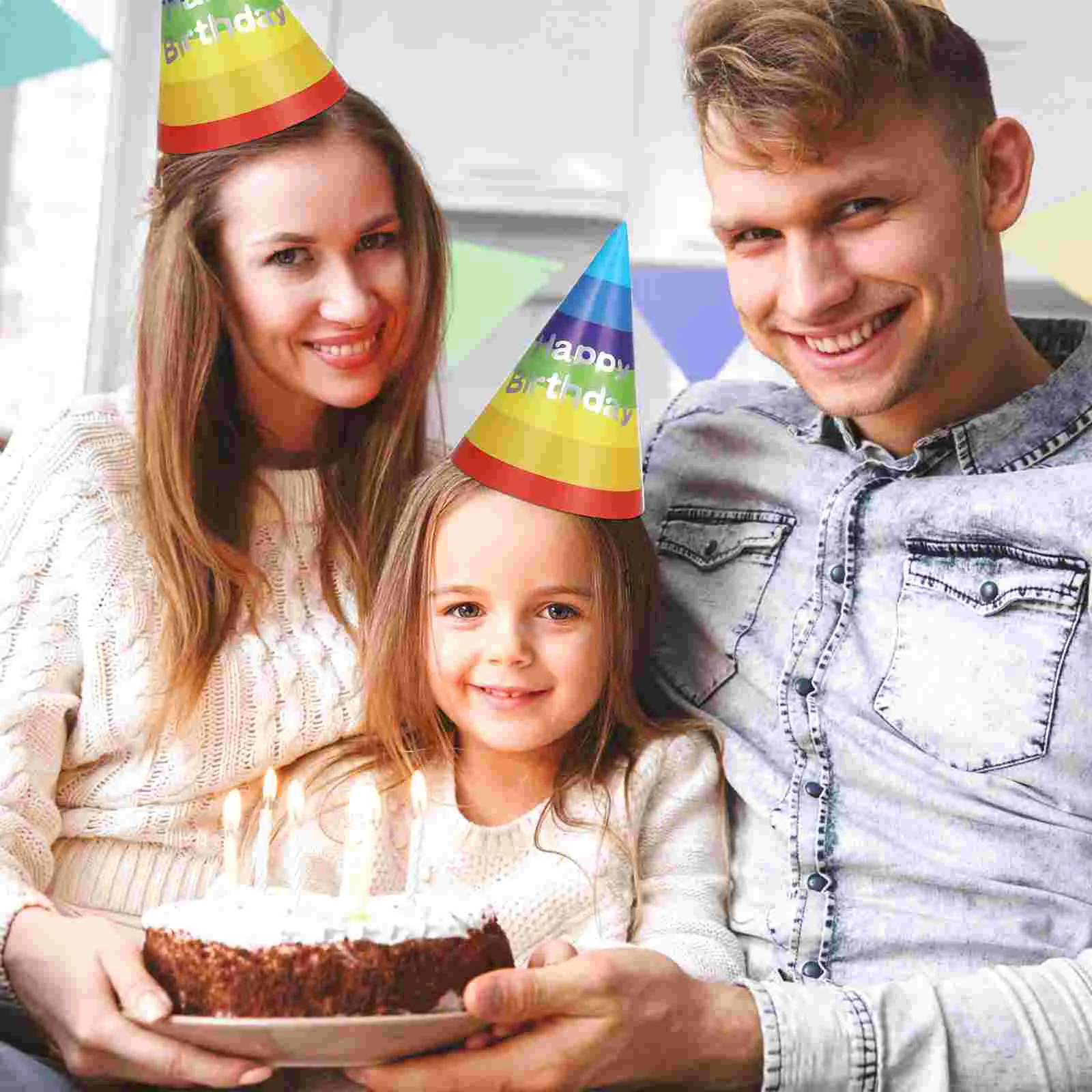 20 pezzi di cappelli da compleanno per cappelli da festa, copricapo, per decorare cappelli di carta decorativi per bambini
