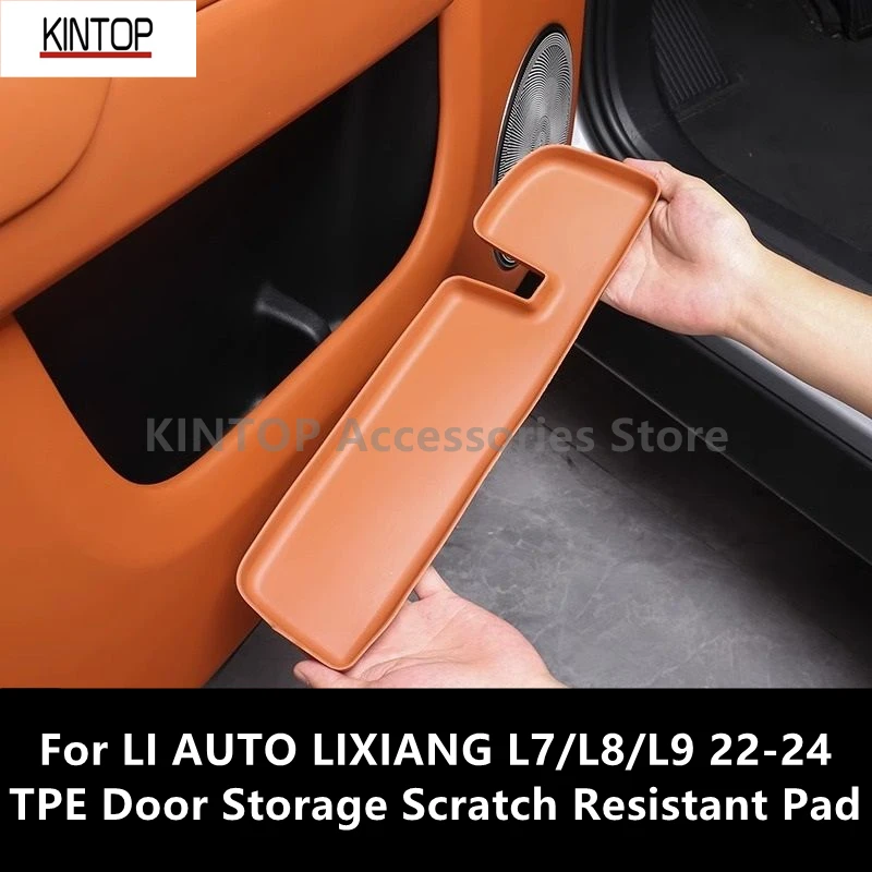 For LI AUTO LIXIANG L7/L8/L9 22-24 TPE Door Storage Scratch Resistant Pad Protection Automotive Products Interior Accessories