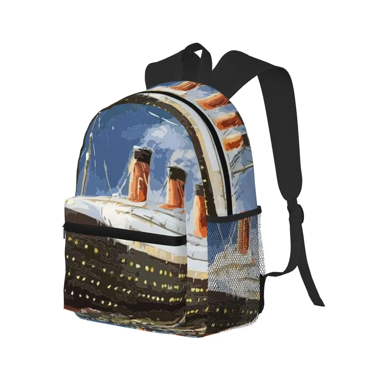 The Most Popular Ship Of All Times, Titanic. Student Backpack School Bag Hiking Travel Daypack for Boys Girls Bookbag