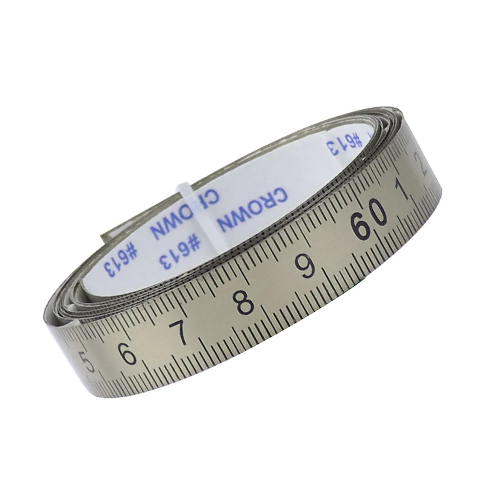 

1 m Tape Measures Stainless Steel Ruler Sticky Scale Self-adhesive Scale Ruler