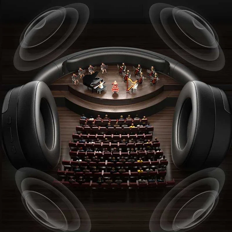 سماعات رأس لاسلكية من Xiaomi مزودة بتقنية البلوتوث 5.3 سماعة أذن أصلية ستيريو HIFI سماعات أذن للعبة مع ميكروفون لهاتف آيفون وسامسونج