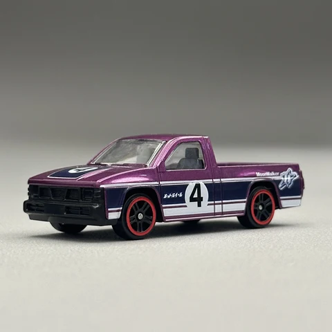 1/64 Diecast Alloy Pickup Truck Model Retro Racing Style Metal Body…