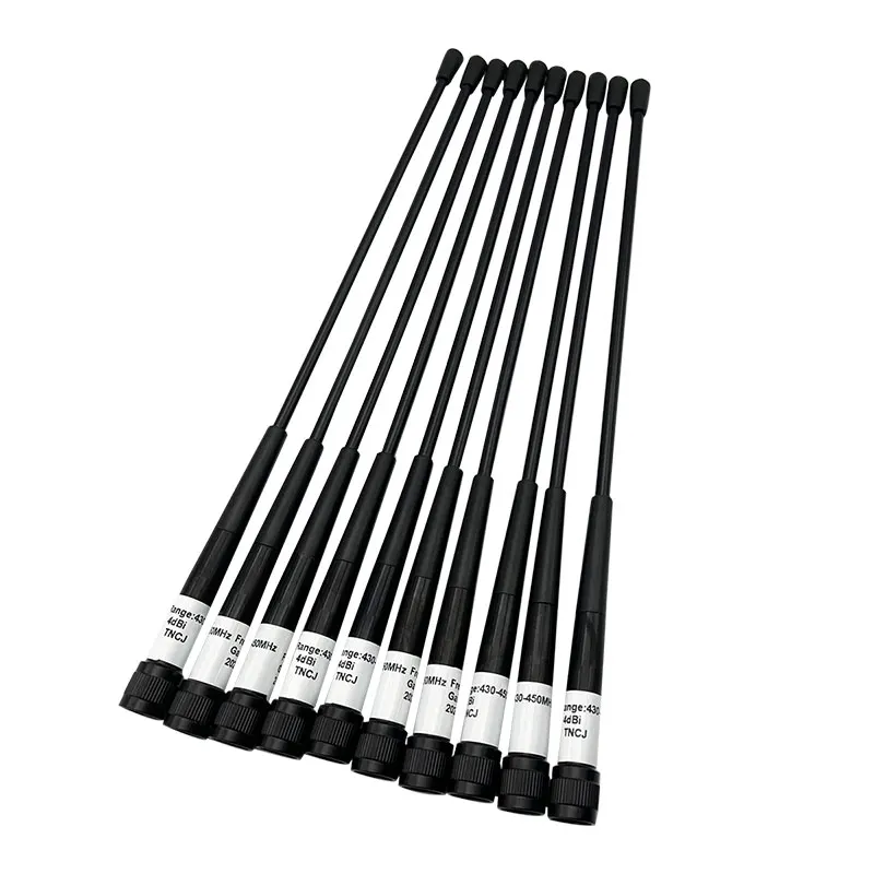 10PC Brand New 430-450 MHz Frequency Black soft Rod Antenna for South leica Trimble GPS Surveying Instruments TNC port