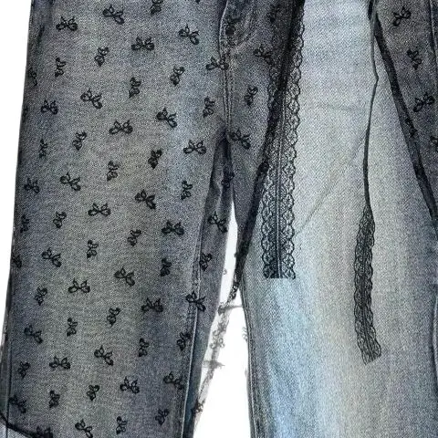 

Lace Layered Gauze Skirt Streetwear Apron Wrap Skirt Lace Up Matching Pants Hot Girl Stacked Wrap Skirt
