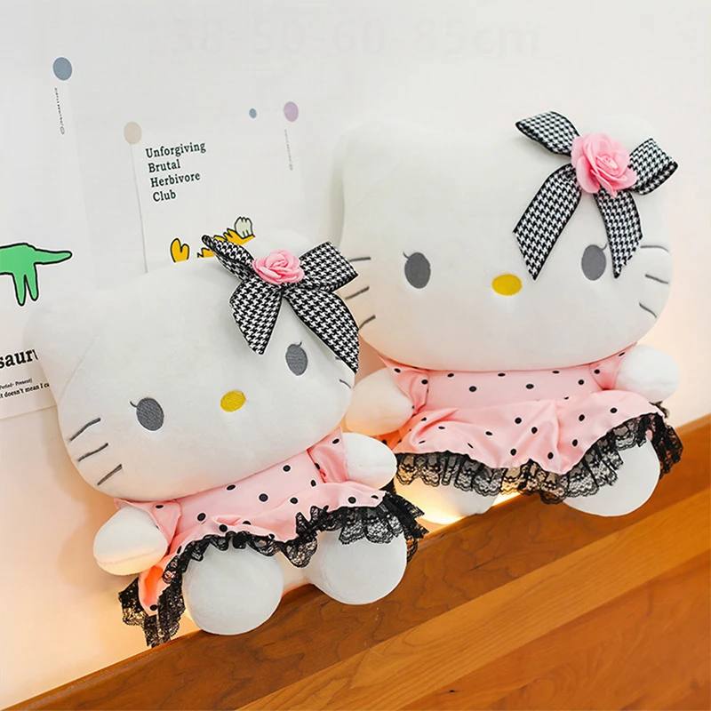 

Sanrio Plush Hello Kitty Sanrio Doll Stuffed Animal Kids Birthday Xmas Gift for Girls Cozy Cuddly Toy Plushie Sleep Companion