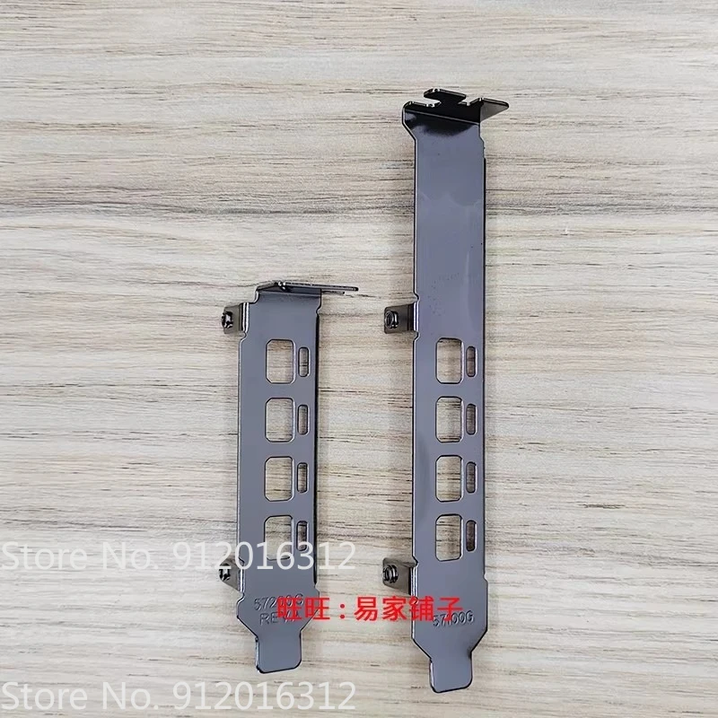 I/O IO Shield Graphics Card Bracket for AMD FirePro W4100 Black Plated Blank Bezel Baffle
