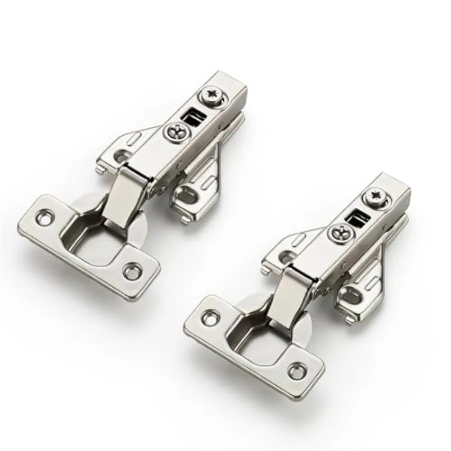 

Pairs 0 Packs Full Overlay Cabinet Door Hinges, 5 Degree Adjustable Concealed Kitchen Cabinet Hinges Soft Close for Face Frame