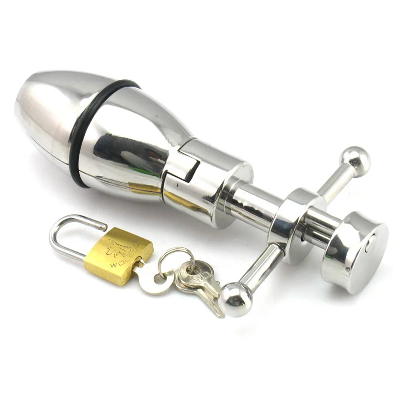 Anal Expansion Expander Butt Anus Plug Stainless Steel Sex Toys for Women Men Fetish Anal Vaginal Dilator