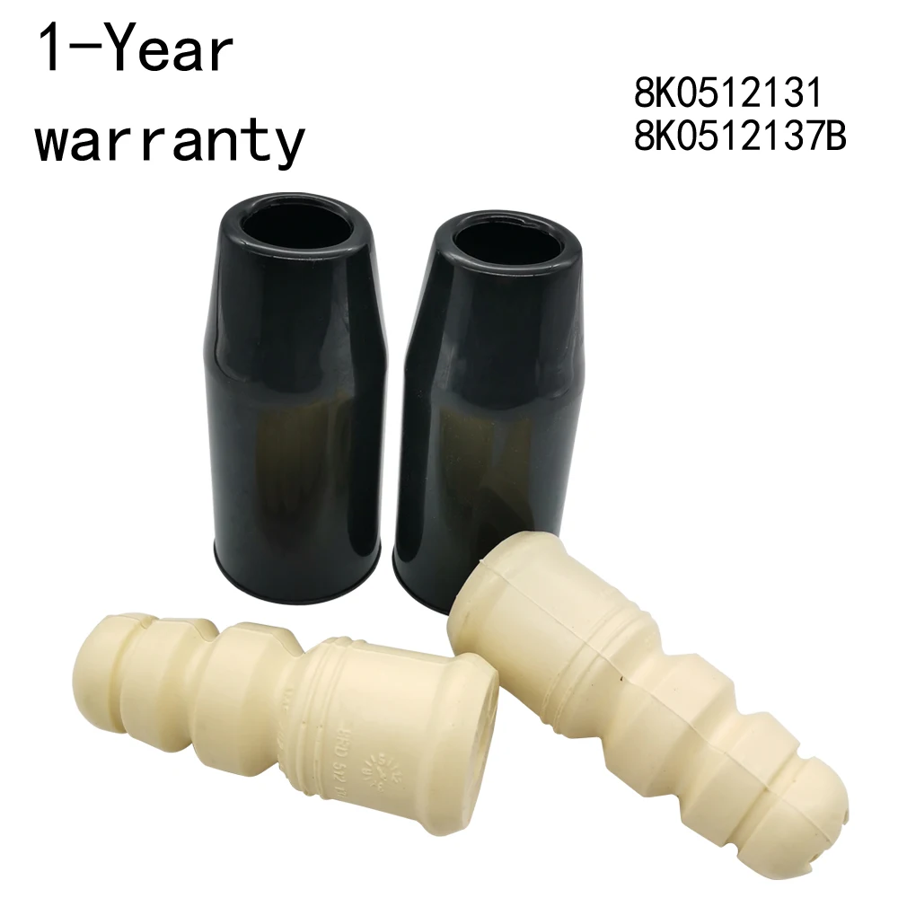 4Pcs Shock absorber buffer block+dust cover For Audi A4 S4 A5 S5 A6 S6 Q5 A4L 8K0512131 8K0512137B