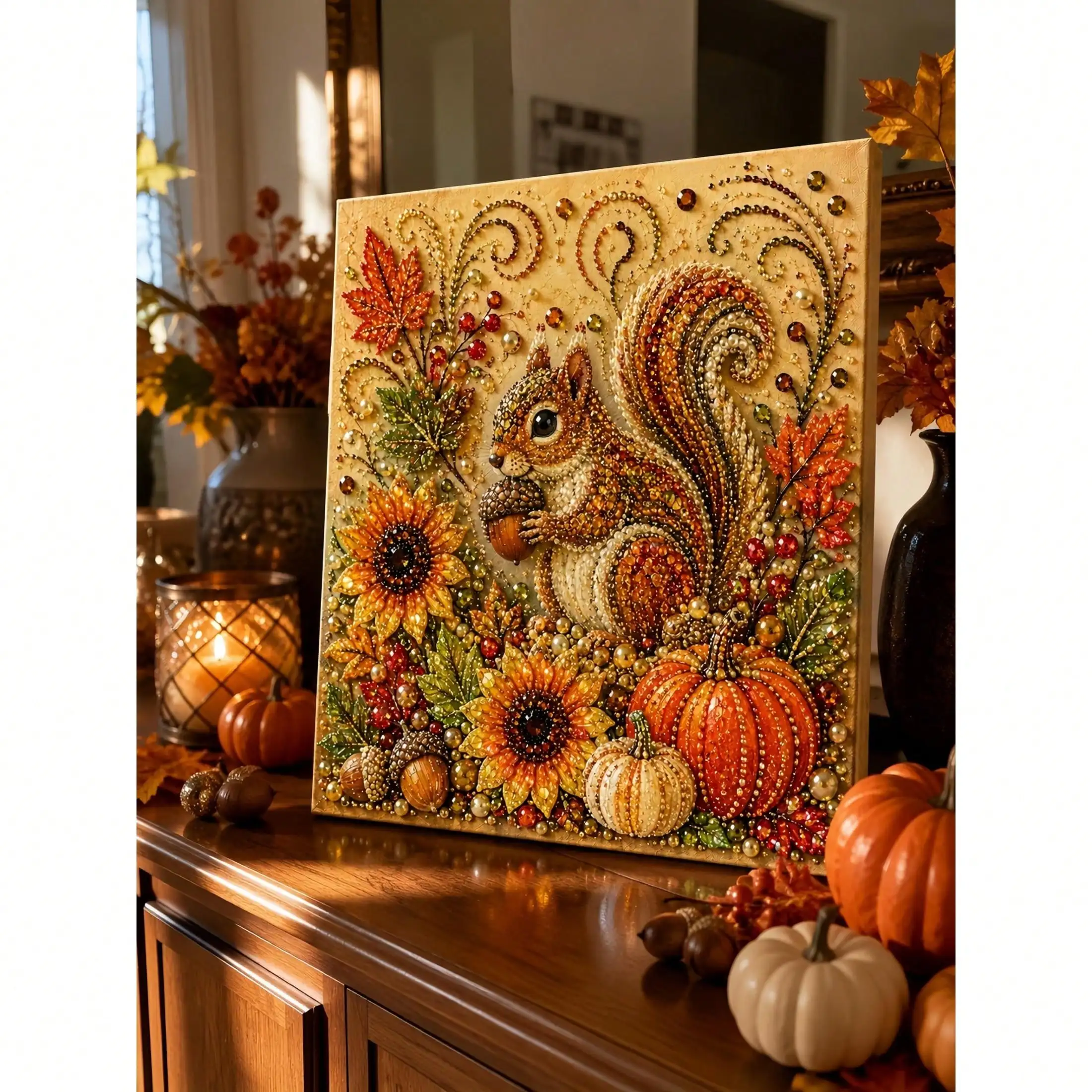 Kit Lukisan Mutiara Musim Gugu - Art And Craft Autumn ulasan dan harga