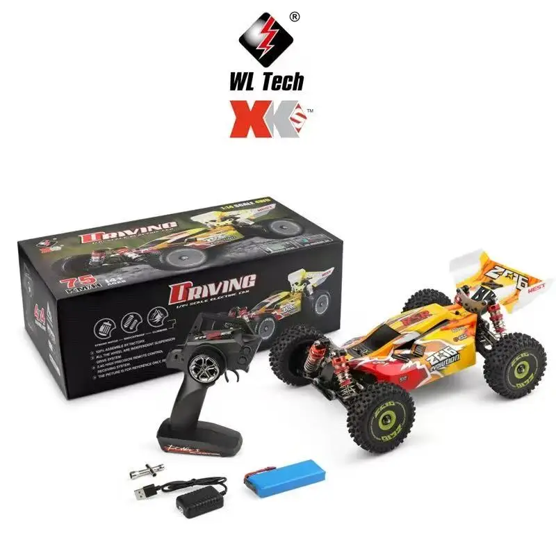 

Радиоуправляемая машинка WLtoys 144001 144010, 4WD, высокоскоростная, 60-75 км/ч, внедорожная, дрифт, 2.4G, для взрослых