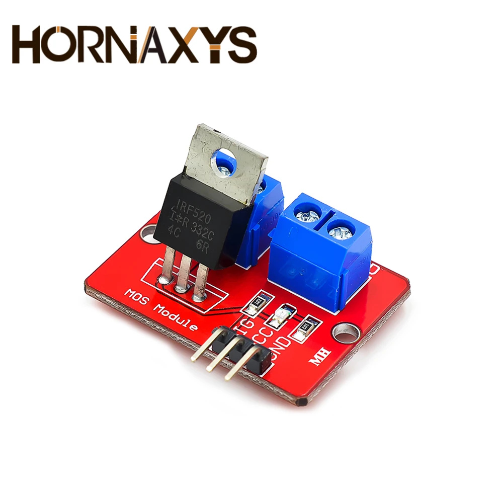 10pcs IRF520 MOS Driver Module PWM Dimmer 0-24V Top Mosfet Button IRF 520 For Arduino MCU ARM Raspberry pi