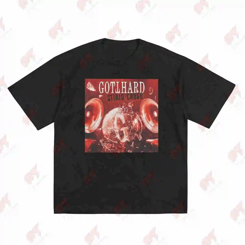Gotthard Band Stereo Crush Short Sleeve Tee 100% Cotton T-Shirt