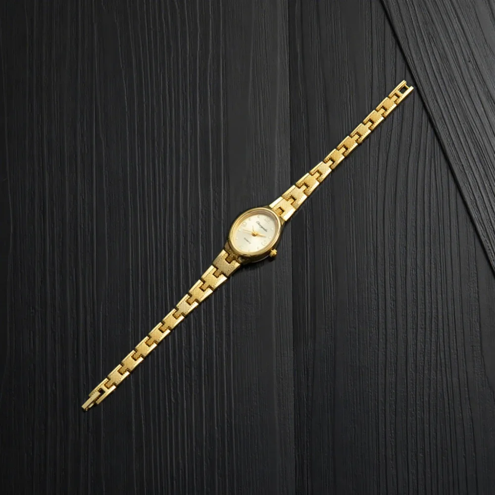 أعلى العلامة التجارية الفاخرة الذهب النساء سوار ساعة الأزياء البيضاوي الهاتفي التناظرية السيدات كوارتز ساعات المعصم فستان أنيق الإناث على مدار الساعة هدية