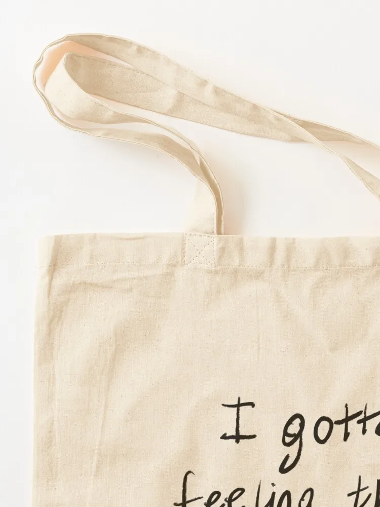 Black Eyed Peas - I Gotta Feeling Tote Bag foldable reusable bag cloth bag woman eco pack luxury women