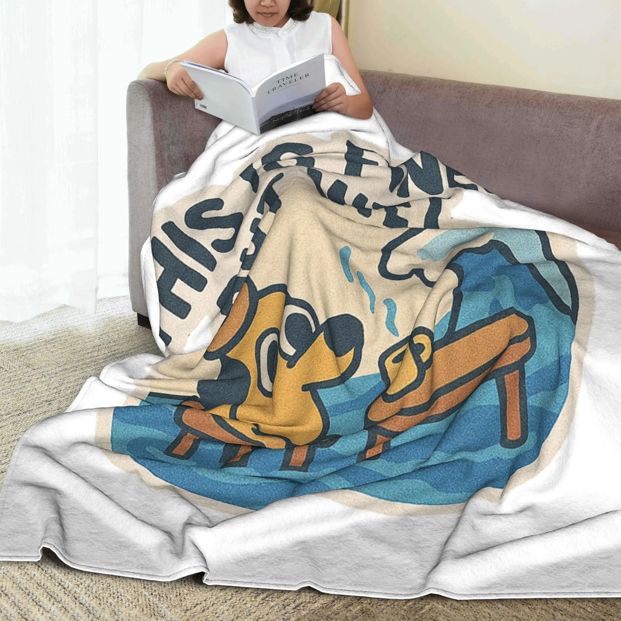 

Это хорошая... Но мокрые одеяла Дышащее фланелевое одеяло для дивана Постельное белье На открытом воздухе Покрывало Одеяло