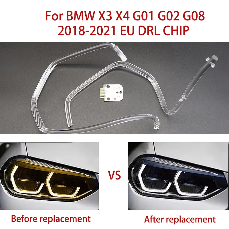

For BMW X3 X4 G01 G02 G08 2018-2021 European White Car DRL CHIP Ballast Chip Light Source Module Angel Eye Daytime Running Light