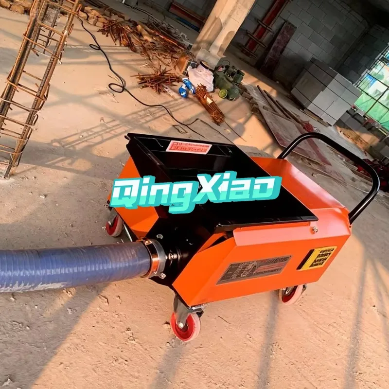 Bomba de tornillo de estructura secundaria nueva de 380V para transporte de mortero, hormigón y piedra fina, horizontal 13m, vertical 10m, certificación CE, en stock.