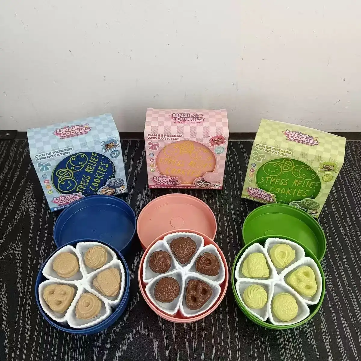 *2027Finger Button Simulation Steamed Buns Set Key Cap Clicker Fingertip Pressure Dumplings Keyboard Clicker Toy Pressable Keys