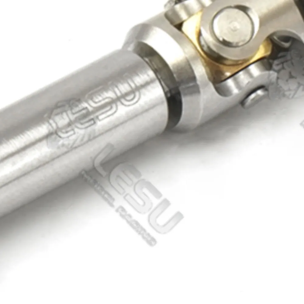 LESU Metal 46-53Mm Flange CVD Drive Shaft Parts For 1/14 DIY Tamiyaya RC Tractor Truck Outdoor Toys TH11439