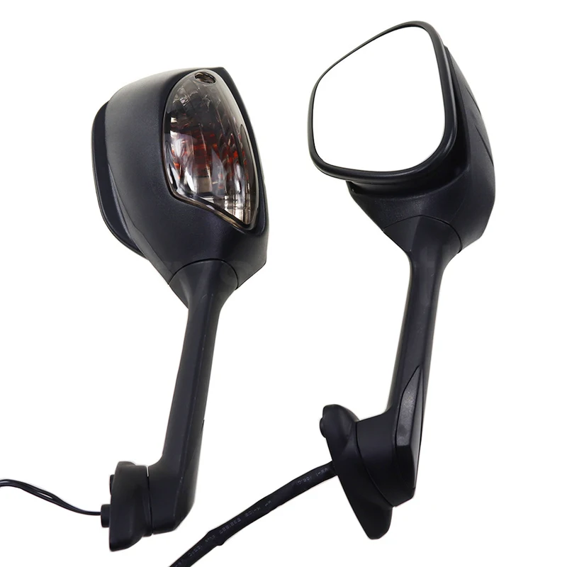 Motorcycle Rearview Mirrors Side Mirror With LED Turn Signal Light For Suzuki GSXR600 GSXR750 06-15 GSXR1000 2001-15 K5 K6 K7 K8