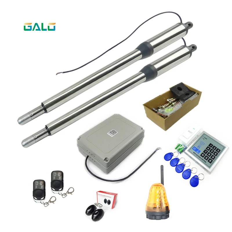 

300KG Stainless Automatic Gate Opener For Gates Up To 16 Feet Long And 650 Pounds For Dual Swing Gate