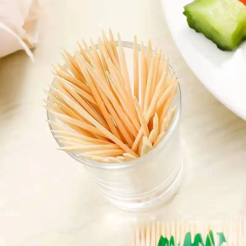 

10 Bags Disposable Wood Dental Natural Bamboo Toothpick For Home Restaurant Hotel Products Toothpicks Tools
