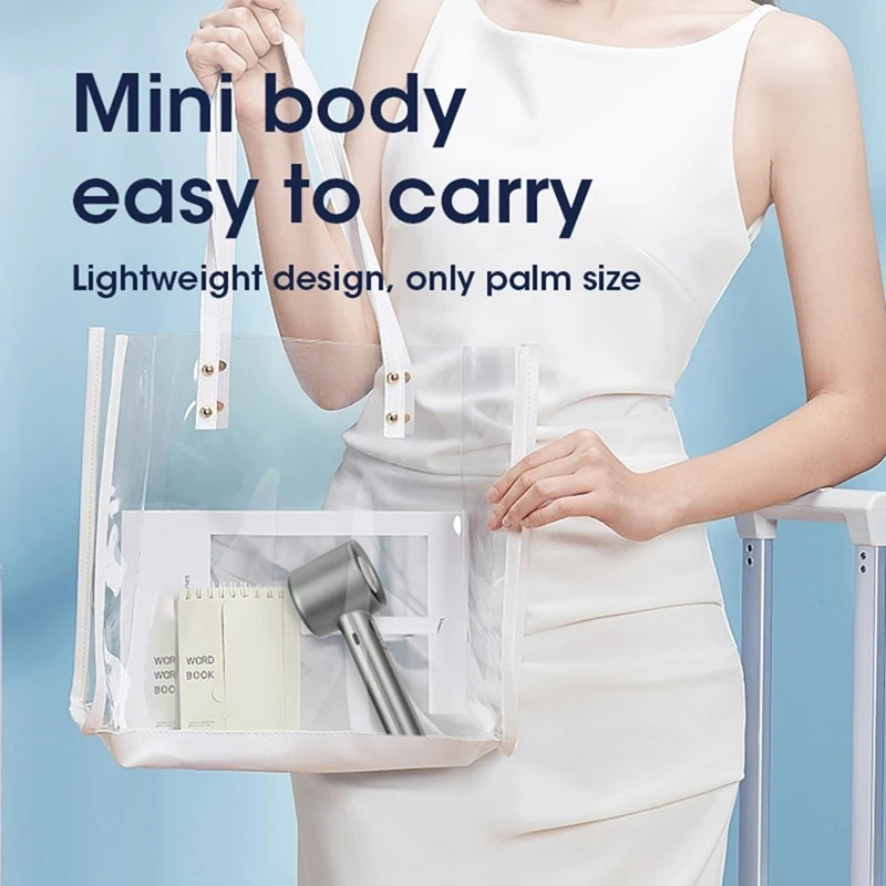 120 engrenagens ventilador portátil portátil 120 velocidade do vento mini bladeless ventiladores de mão recarregável escritório usb ventilador elétrico