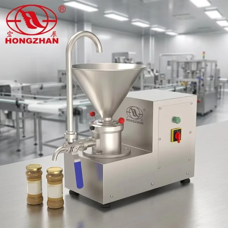 Hongzhan Large-Scale Split-Design Colloid Mill Grinder Flour Milk Corn Soybean Peanut Butter Sesame Paste 3.5KW 304 Stainless