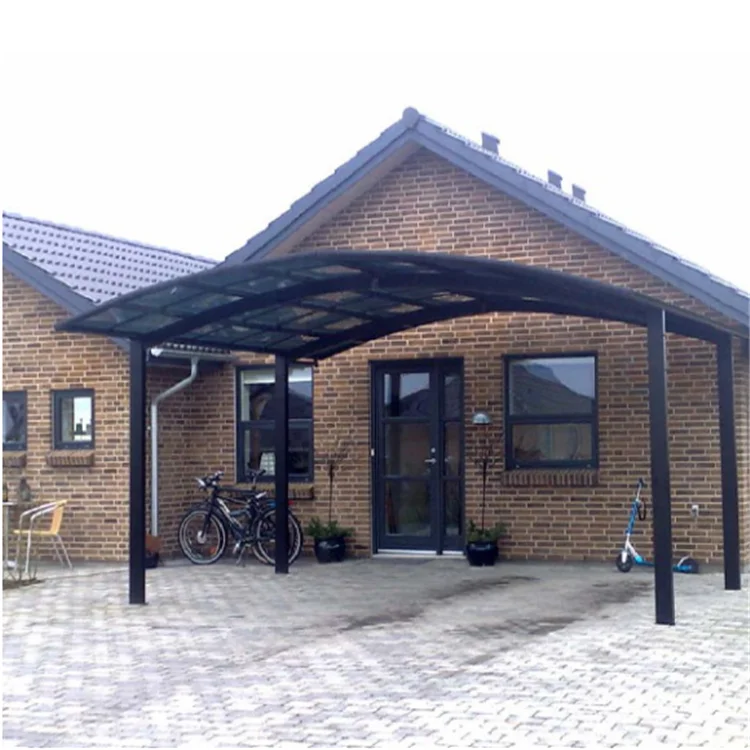 Factory Production Backyard Car Parking Various Sizes Aluminum Frame Rainproof Material Car Shelter High End Outdoor Carport